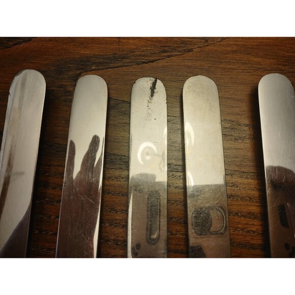 Warranted Nickel Plate bread and butter Knives set of 6 - Picture 7 of 9